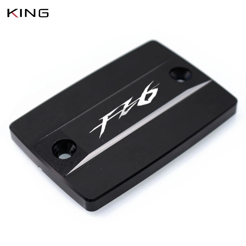 Black logo(FZ6) For YAMAHA FZ1 FZ 1 FAZER 2006- FZ6 FZ 6 FZ6N FZ6S FZ6R 2004- FZ8 FAZER 2010- front brake fluid reservoir cap cover - Цвет: Black logo(FZ6)