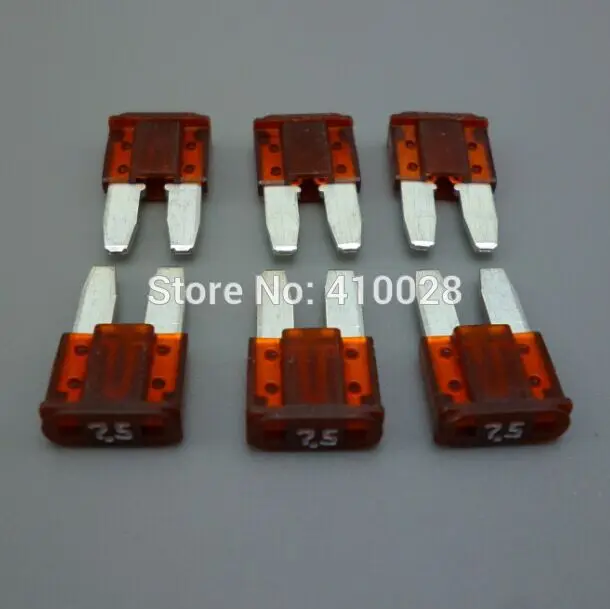 Shhworldsea 100 шт. 8 мм 7.5A micro2 Mini Blade Fuse автомобильный предохранитель для mondeo ford|fuse auto|ford