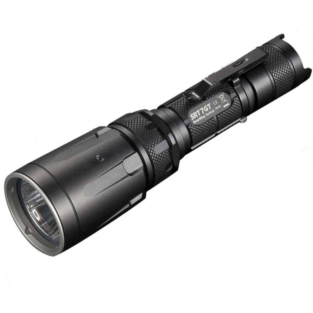 Тактический фонарик NITECORE SRT7GT CREE XP-L HI V3 RGB UV max 1000 люмен расстояние луча 450 м для
