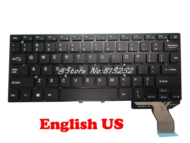 Клавиатура для onda для XiaoMa 41 YXT-NB93-48 MB27716008-BZ YXT-NB93-49 английский США H003-37 MB27716014-BZ PRIDE-K2819 Франция Бразилия