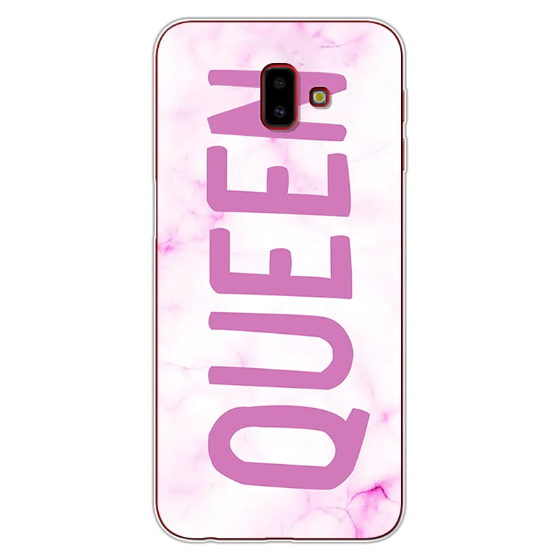 Flower Marble Soft Cases For Samsung Galaxy J6 Plus Case 6.0" Silicon TPU For Samsung Galaxy J6Plus Case Coque Capa Fundas Cover