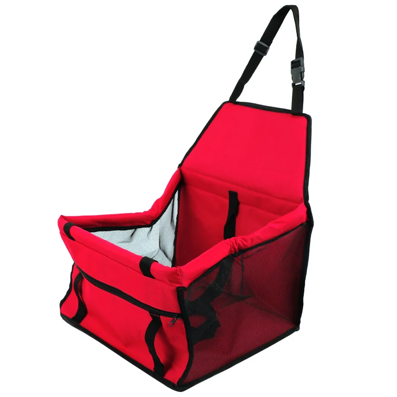 red OWDBOB Pet Carrier Pad собака автокресло сумка Корзина для путешествий водонепроницаемый чехол на заднее сидение автомобиля безопасный дом товары для домашних животных - Цвет: red