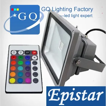 50 шт./лот Бесплатная доставка DHL светодиодный прожектор 50W30W20W10W RGB Светодиодный