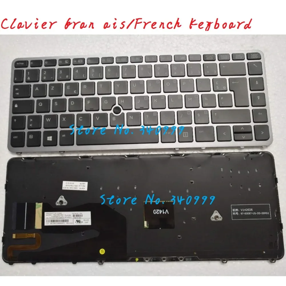 Новая клавиатура с подсветкой для ноутбука HP EliteBook 850 G1 840 G2 ZBook 14 762758 051 G1|clavier