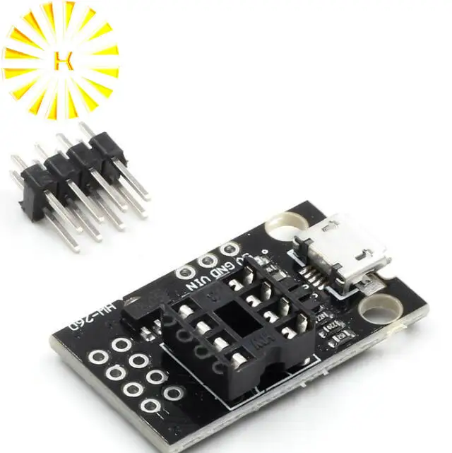 ATtiny13A/ATtiny25/ATtiny45/ATtiny85 Подключаемая плата для программирования|Интегральные схемы|