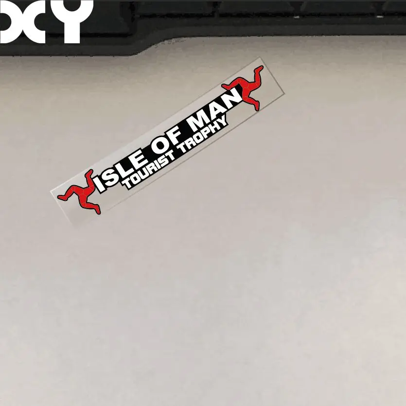 

TT ISLE OF MAN автомобильный мотор наклейки светоотражающие водонепроницаемые наклейки для мотоцикла Helmet Bike