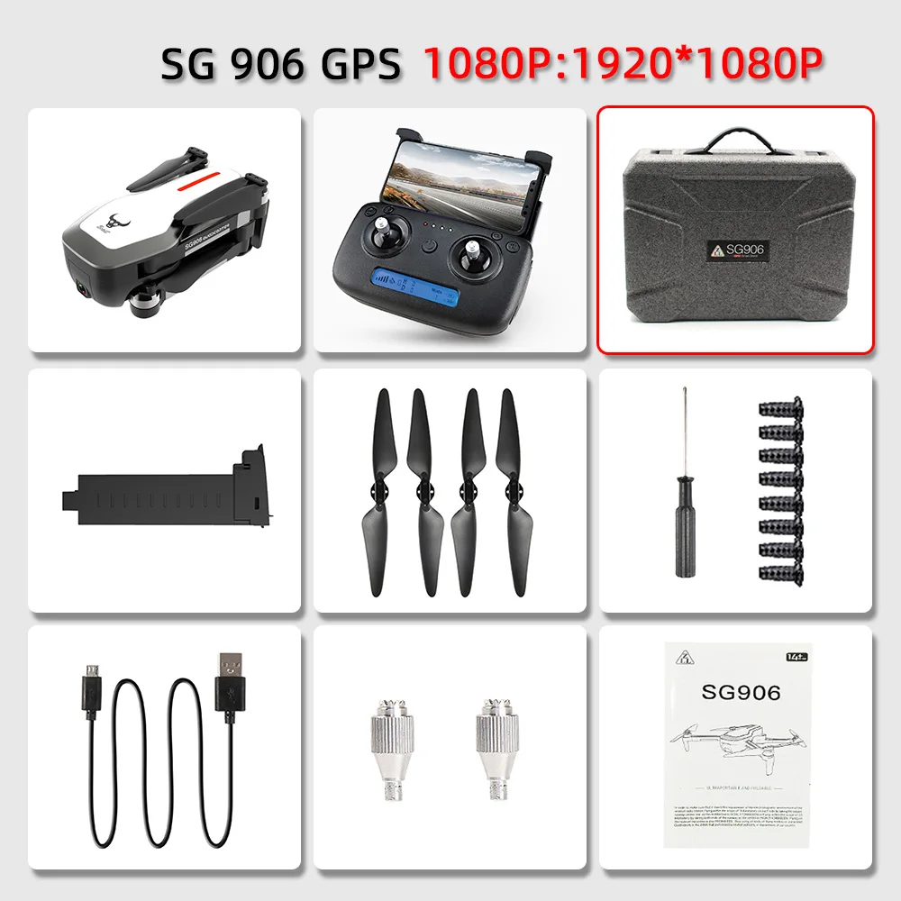 1080P white foam box Дрон Дроны с камерой hd RC Дрон gps вертолет Квадрокоптер 4K Профессиональный Дрон игрушки профессиональные селфи бесщеточный - Цвет: 1080P white foam box