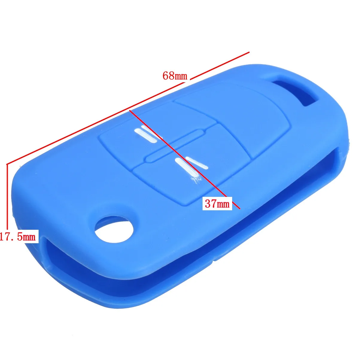 

2Pcs Silicone 2 Button Flip Remote Key Case Fob Cover For Vauxhall Opel