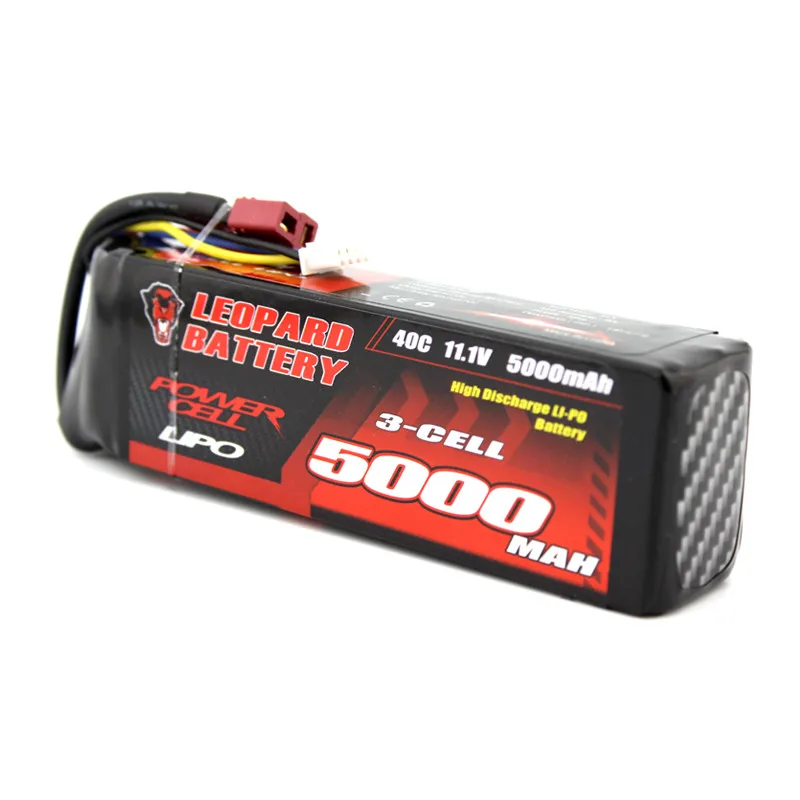 LEOPARD Power 11 1 V 5000mAh 40C 3S T вилка перезаряжаемая Lipo батарея для 1:8 1:10 RC автомобиля |