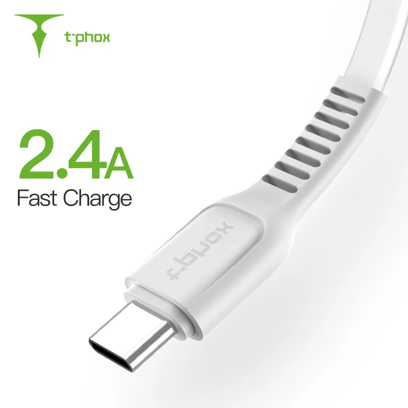 Кабель T phox USB Type C для Samsung Galaxy S10 S9 S8 Plus Xiaomi mi 9 Быстрая зарядка зарядное устройство