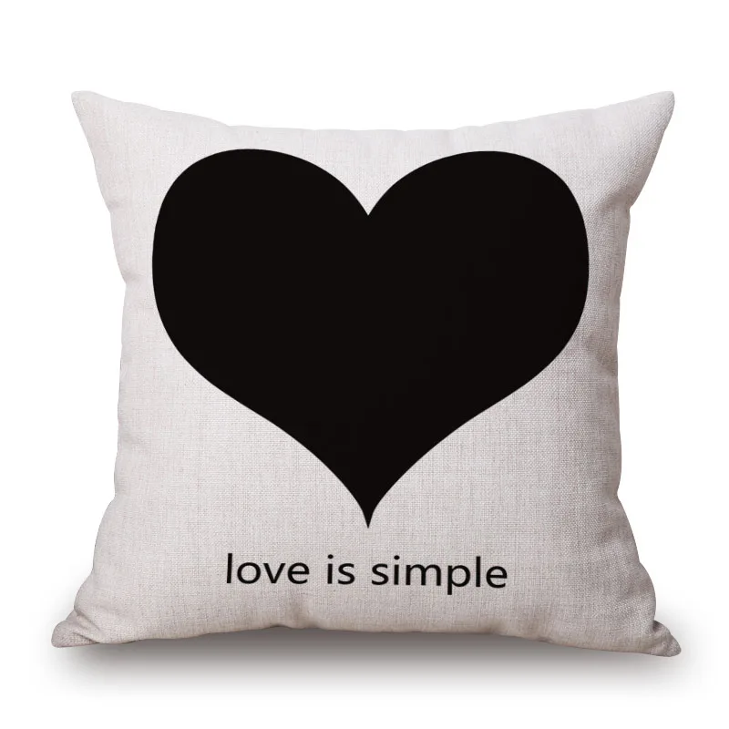 new 2018 nordic style home decoration black and white cushion cover tree geometric almofada letter cojines 18 designs | Дом и сад