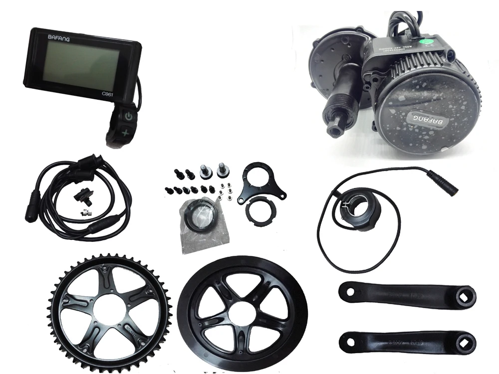 8Fun/Bafang BBS01 48v 350w Центральный/mid crank мотор комплект crank/Паркер регулятор скорости
