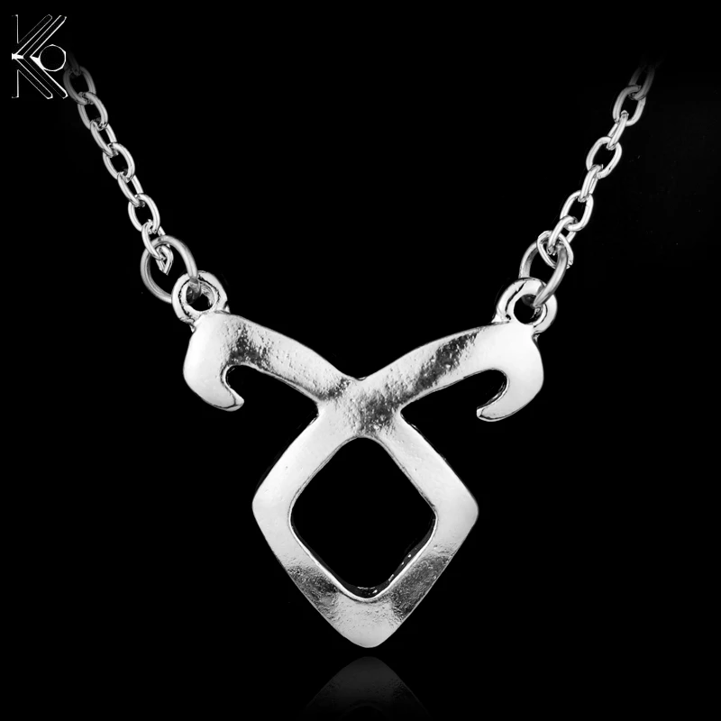 Movie Jewelry City of Bones Necklace Pendant Statement Mortal Instruments Angelic Forces Runes Brand Gift | Украшения и