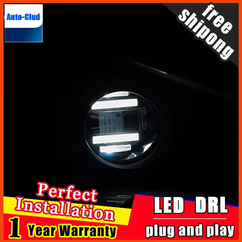 Стайлинг автомобиля светодиодный ные противотуманные фасветильник DRL для Toyota Prado