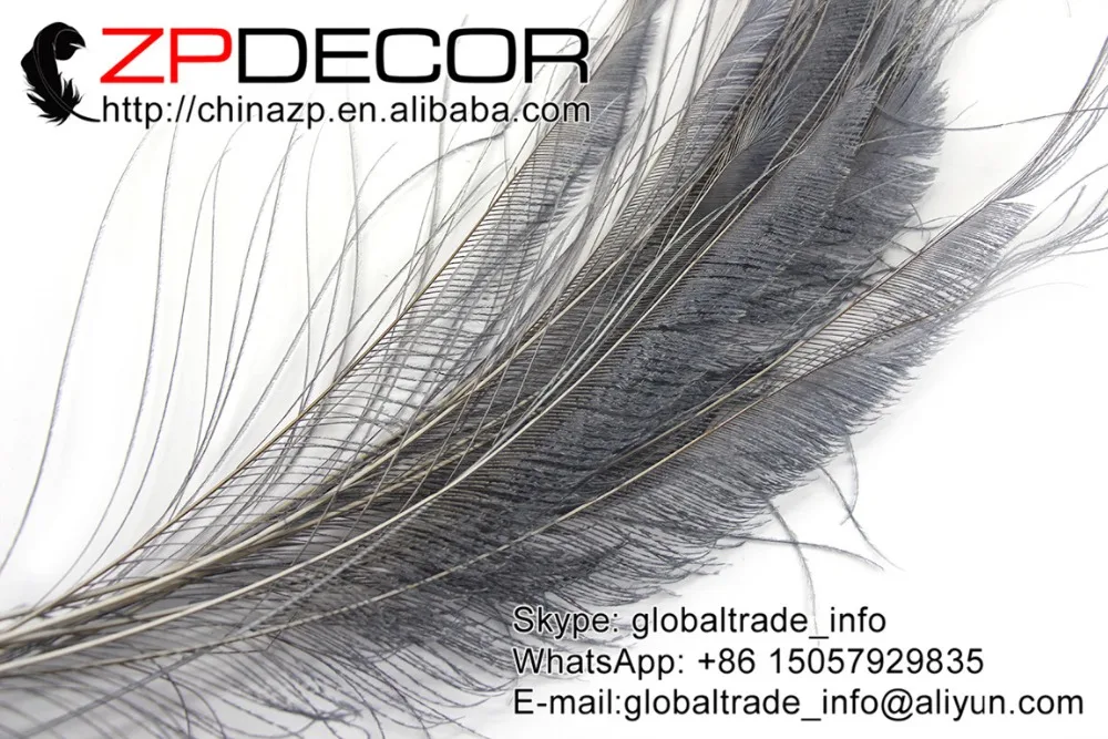 ZPDECOR 50 шт./лот 30 40 см (12 16 дюймов) ручная работа премиум качества серебристо серый