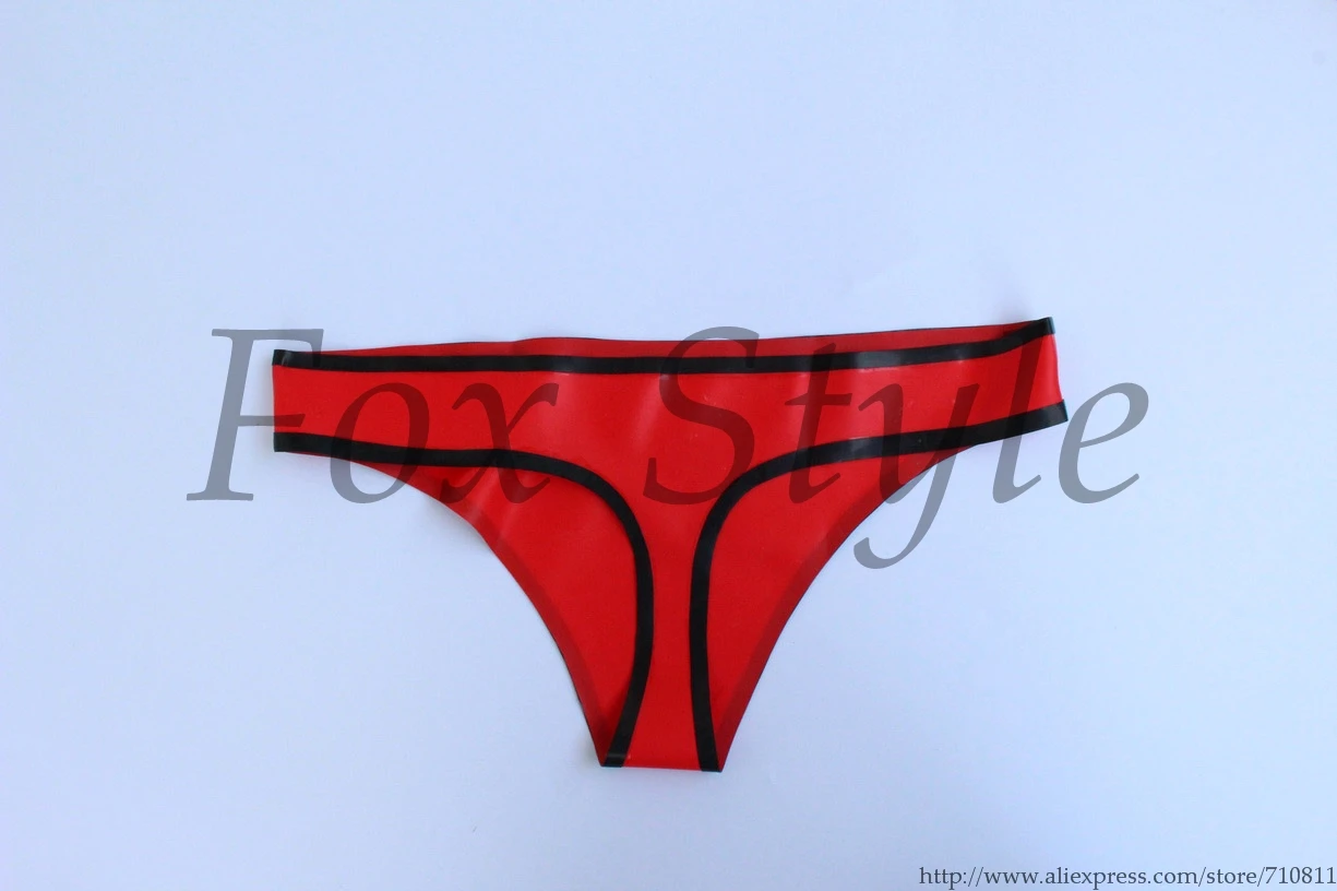 

free shipping womens latex thong