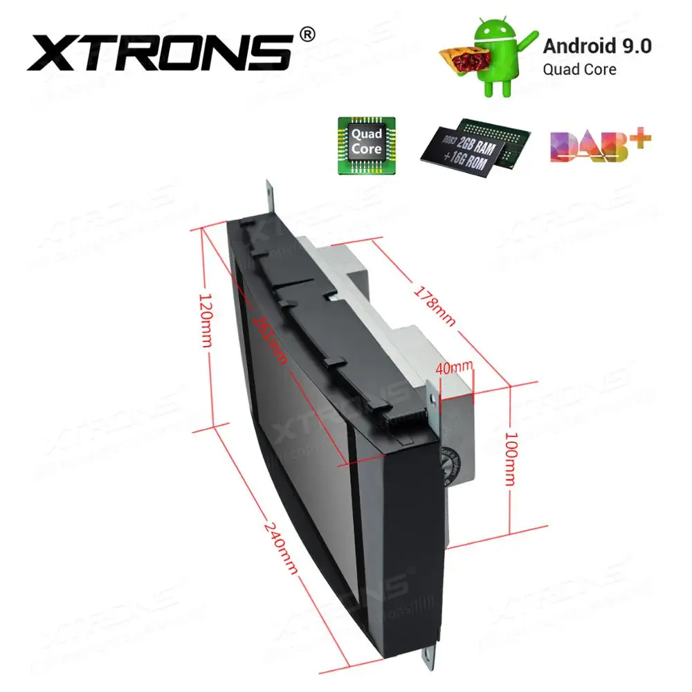 XTRONS Plug Play дизайн Android 9 0 автомобильный Радио плеер для Mercedes Benz W203 W209 W463 2006 Стерео gps