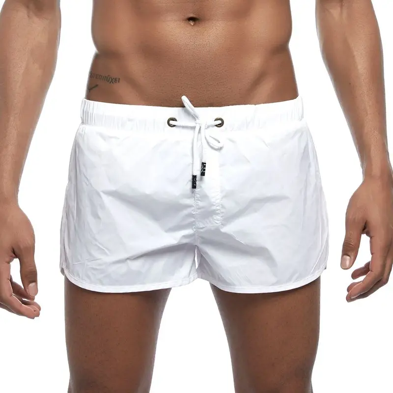 JOCKMAIL Side slit Dry Men's Board Shorts Summer Beach Surfing Man Swimming Shorts Athletic Sport Running Hybrid Home Shorts