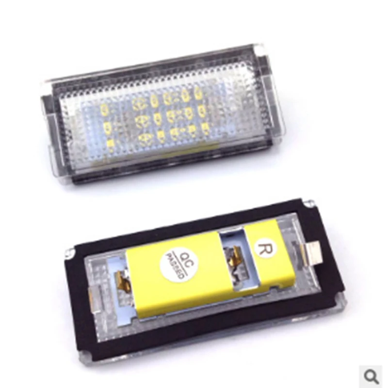 DINGBIAOJI Qook Bianco 18SMD номерной знак Luci lampadine для BMW E46 4D 98 03 автомобильный Стайлинг