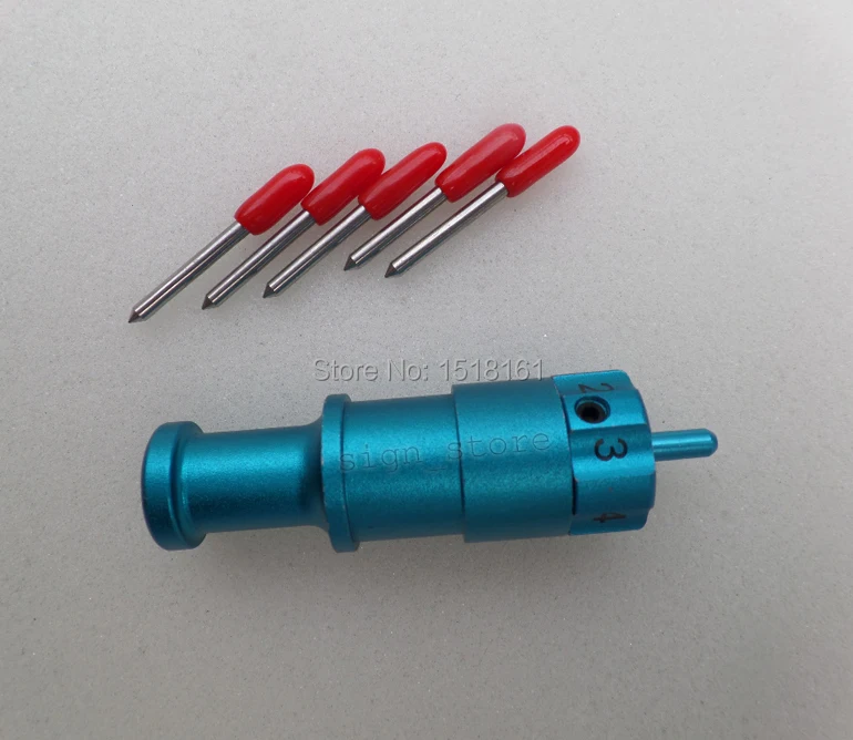 

1pc Cricut Blade Holder 14mm Diameter + 5pcs 45 Degree Roland Refine Ruijie Cutter Plotter Cutting Blades Free Shipping