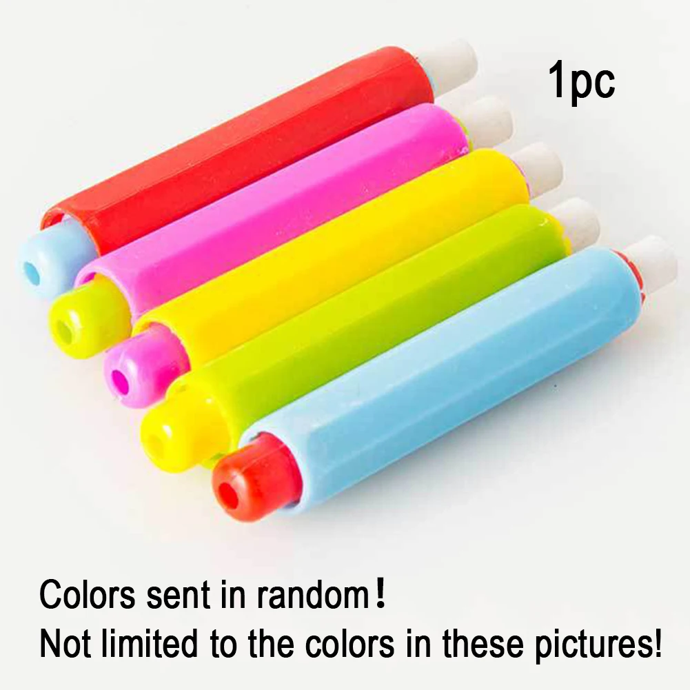 Chalk sleeve Holders Teaching For Children Home Education On Board Stationery Environmental Random color #0803  Канцтовары