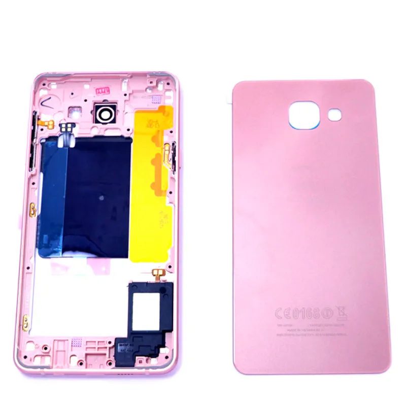 Задняя крышка из стекла для Samsung Galaxy A5 2016 запасной корпус задней панели батареи