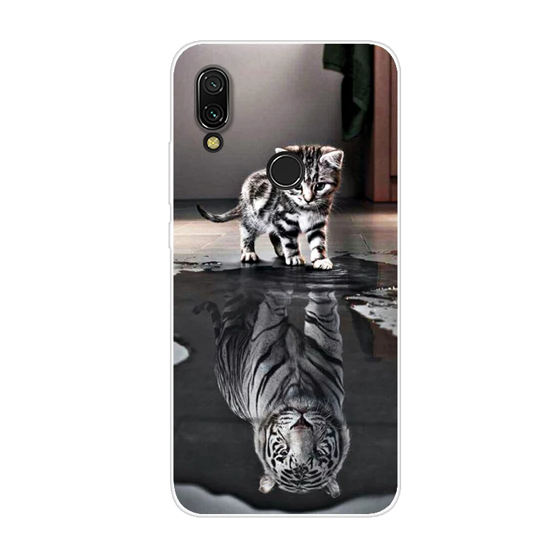 4 Чехол Redmi 7 для Xiaomi Redmi 7, мягкий, симпатичный, из ТПУ, задняя крышка Fundas для Xiomi Redmi7, силиконовый чехол для телефона s Hoesje, тонкий Чехол - Цвет: 4