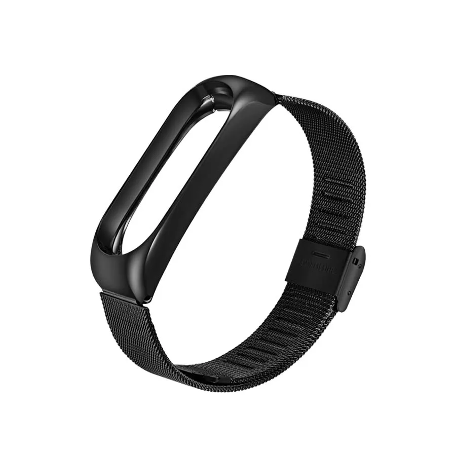 Для mi Band 4 браслет для Xiaomi mi браслет 4 металлический ремешок на запястье браслет из нержавеющей стали браслет для mi Band 4 ремешок Розовое золото