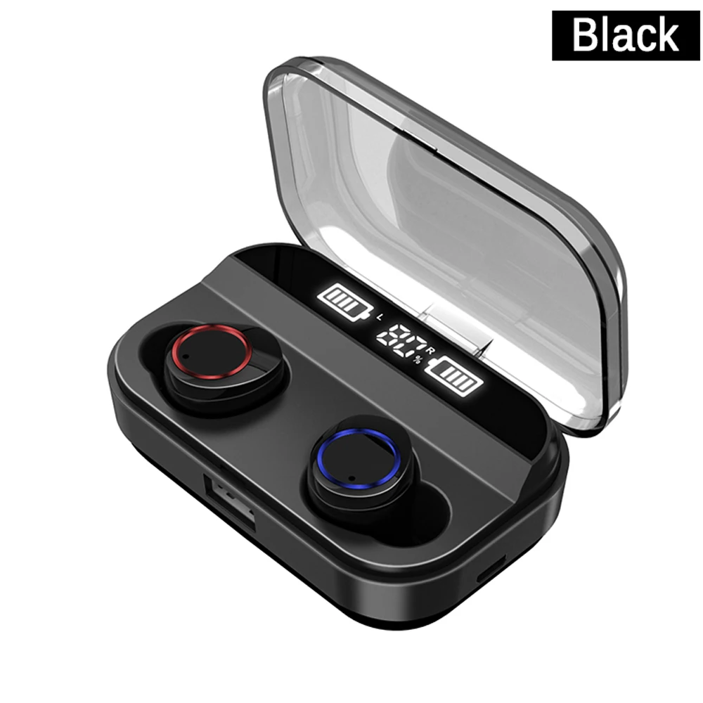 Стереонаушники X11 TWS с поддержкой Bluetooth 5 0 и зарядным футляром на 3500 мА · ч|Наушники