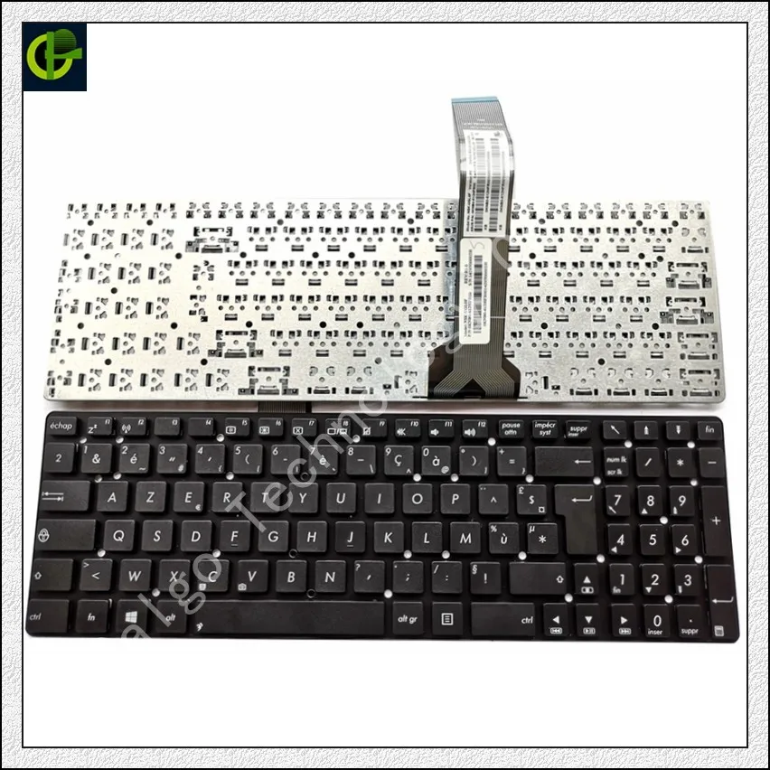 Французская клавиатура с раскладкой Azerty для ASUS F751 F751M F751MA F751MD K751M K751MA K751MD X751M X751MA