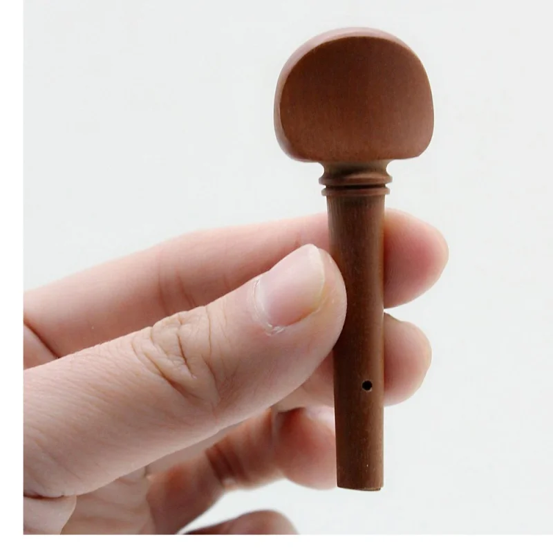 4pcs 4/4 Size Violin Fiddle Tuning Peg Set Jujube Wooden Replacement for 4/4 Size Violin