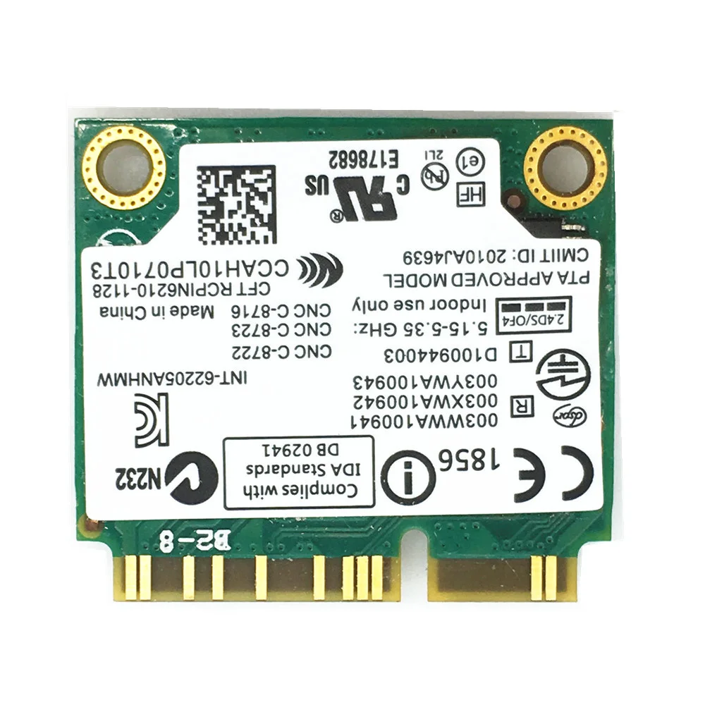 Intel Advanced-N 6205 62205ANHMW 6205AGN  Wi-Fi - PCI-E 300 /