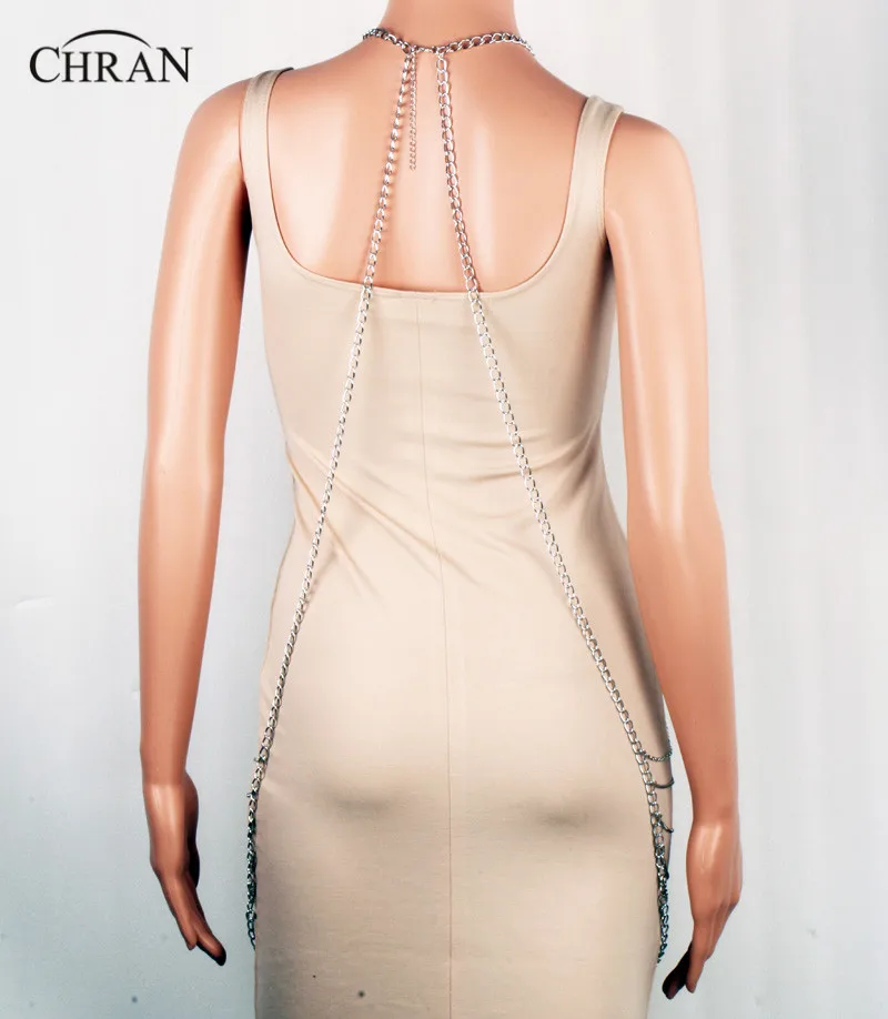 Цельнометаллическое ожерелье на плечо Chran 2 цветов