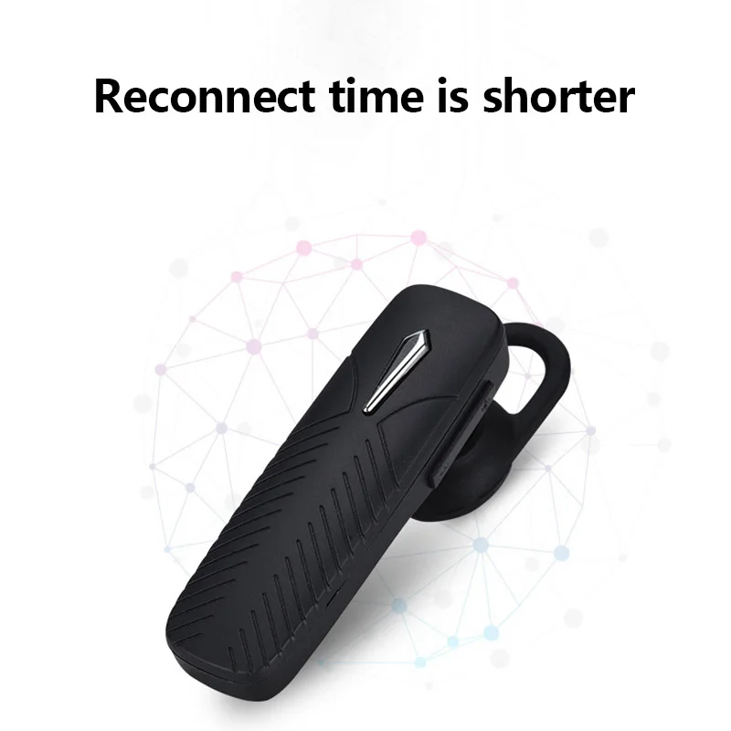 Мини Bluetooth стерео одна гарнитура в ухо беспроводной с микрофоном свободные руки