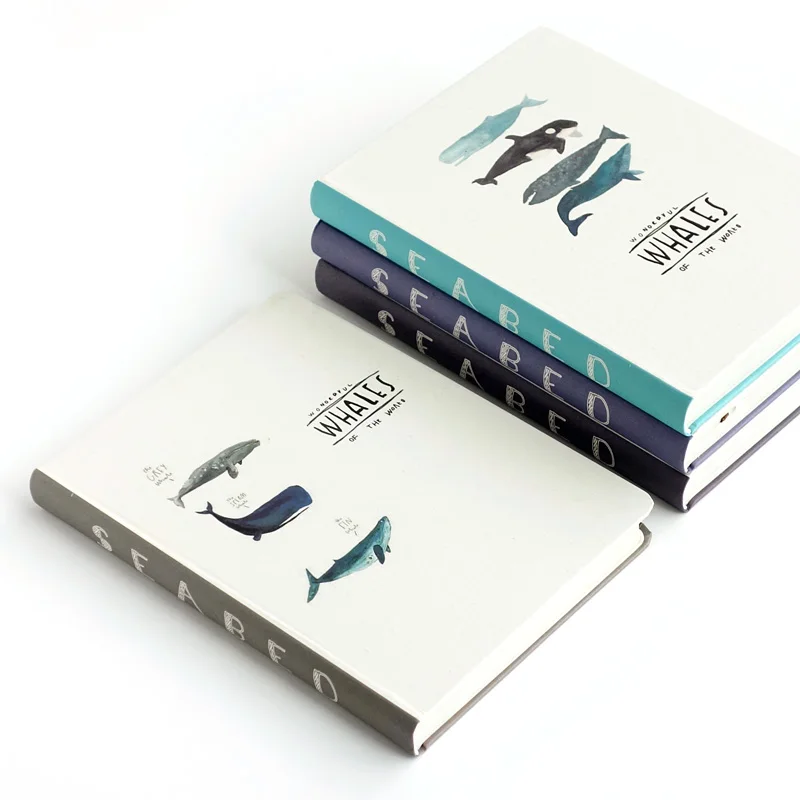 Милый КИТ в твердом переплете дневника оригинальные офисные Тетрадь