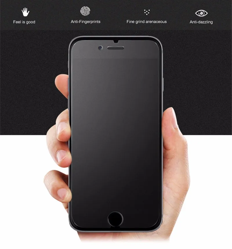 Матовая защитная пленка для экрана без отпечатков пальцев для iphone 7 plus 6s 6 5S se 5c матовая защитная пленка для iphone 8 plus x