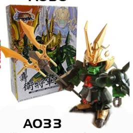 33 Аниме фигурки SD/BB Gundam Sousou Chouun Kanu Ryuubi Ryofu Chousen Kakouton 8 см модель горячее предложение: Наборы игрушек робот-Паззл хобби - Цвет: 33