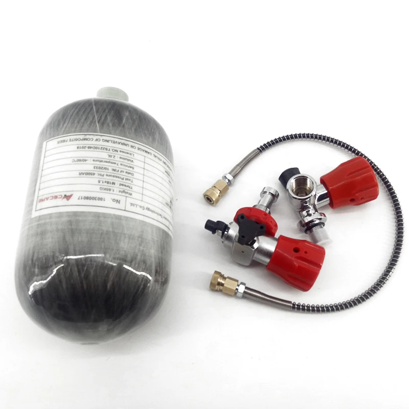 AC52011 2L CE Scuba Pcp Air Tank/Air Rifle Pressure/Airforce Condor Paintball AirGun Tank Cylinder Pcp Valve Filling Station