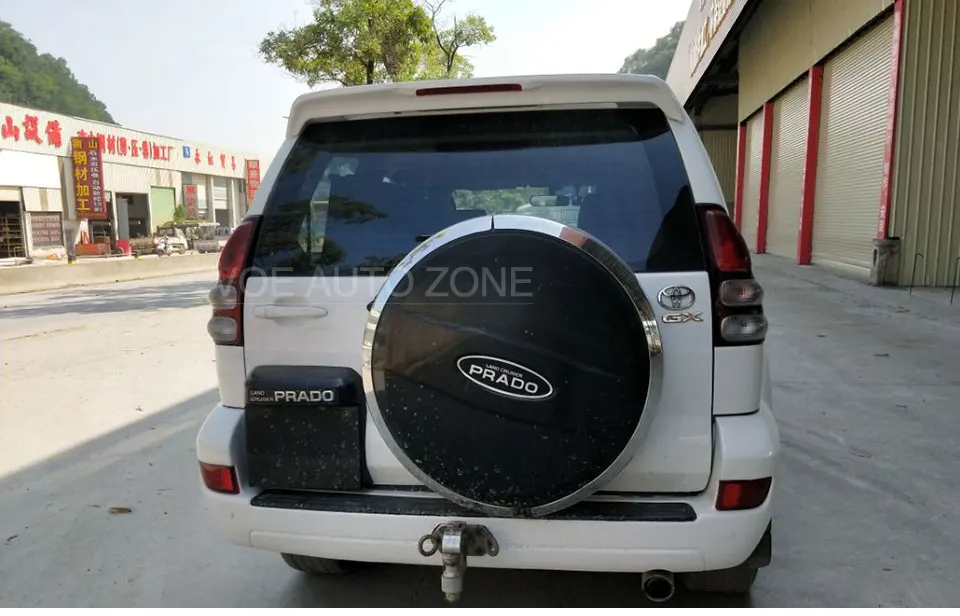 FJ120 4000 2700 ABS Пластик спойлер заднего крыла с светодиодный для Toyota Prado FJ120 4000 2700 2003-2009