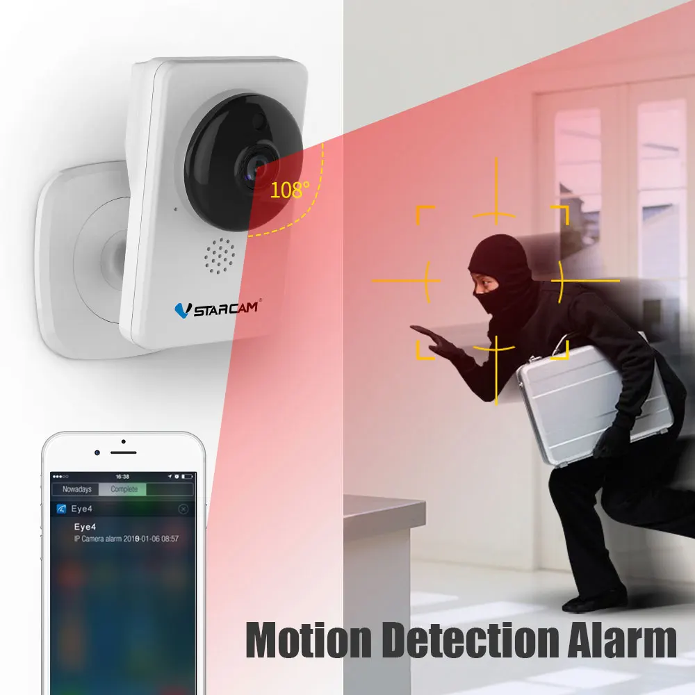 Vstarcam Мини wifi камера 1080P инфракрасное ночное видение датчик движения видео