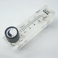 1 10lh lzm 6t acrylic panel water liquid flowmeter rotameter with control valve push in 8mm od tube