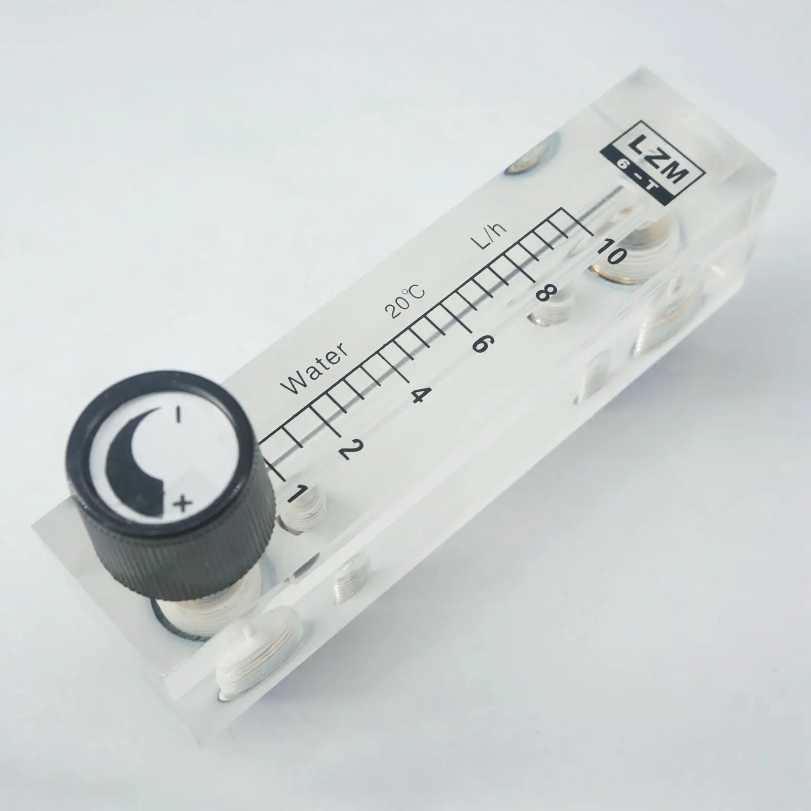 1-10 л/ч фотоакриловая панель расходомер жидкости для воды ротаметр с регулирующим