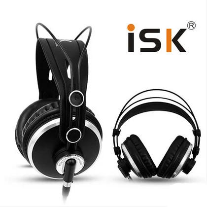 Полностью закрытые компьютерные наушники ISK HP 980 мониторные профессиональные