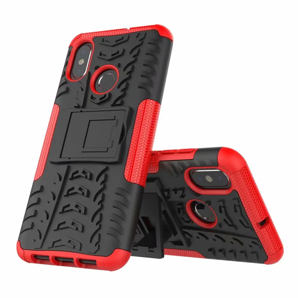Для Xiaomi mi 8 Чехол резиновый прочный армированный чехол для телефона Heavy Duty