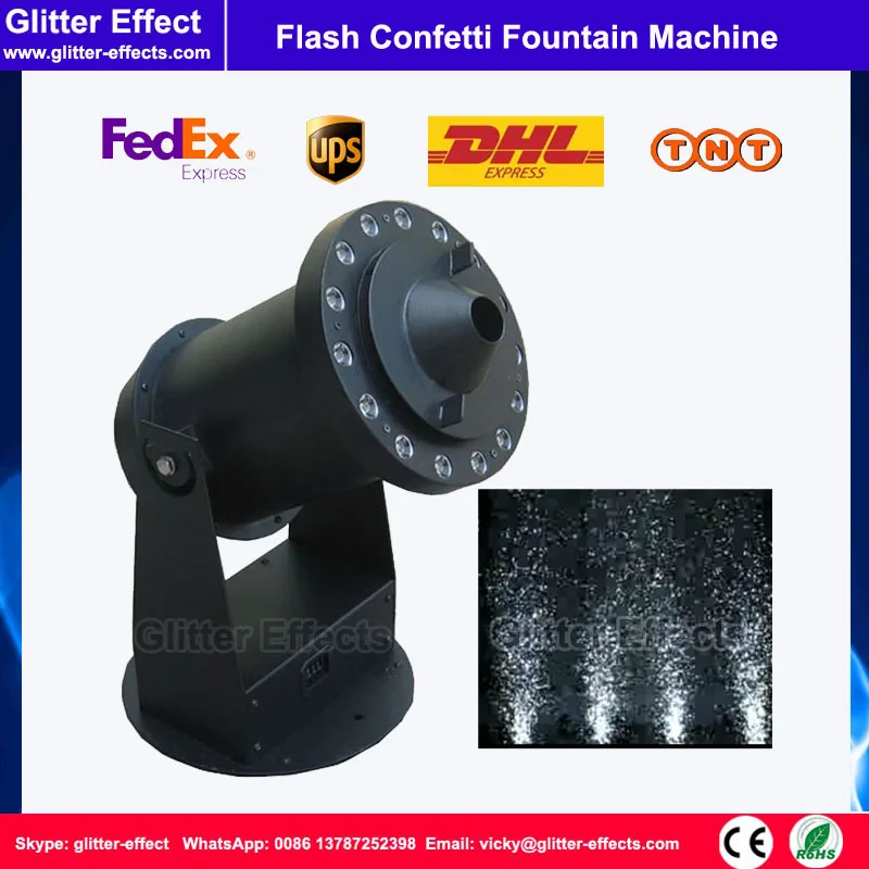 DJ сценический специальный эффект металлического алюминия цветной бумаги flash