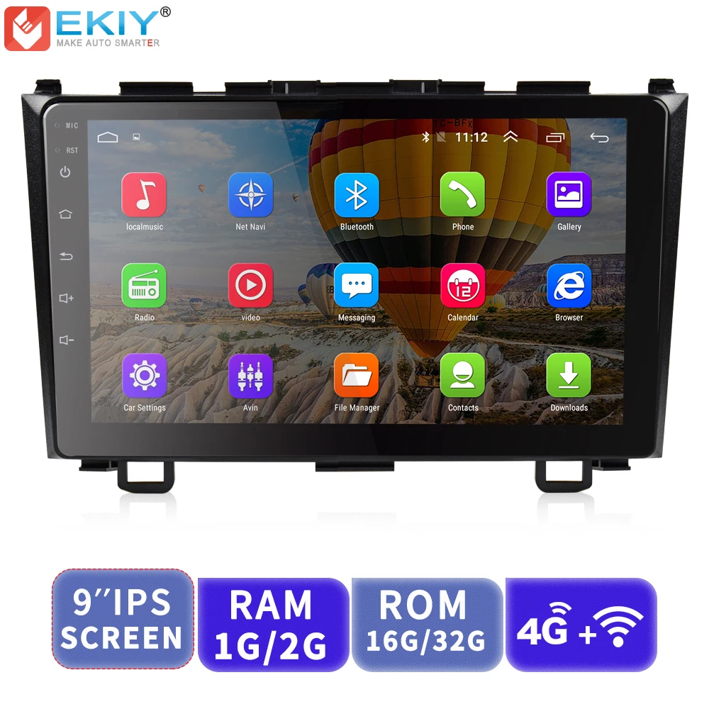EKIY Android автомобильный DVD gps мультимедийный плеер 4G для Honda CRV CR-V 2007-2011 Automotivo Навигация стерео радио видео аудио плеер