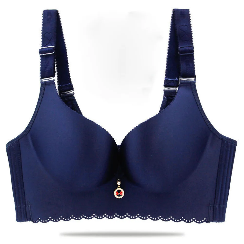 Модные Вышивка Кружево бюстгальтер регулируемый push up bra Для женщин Нижнее бельё