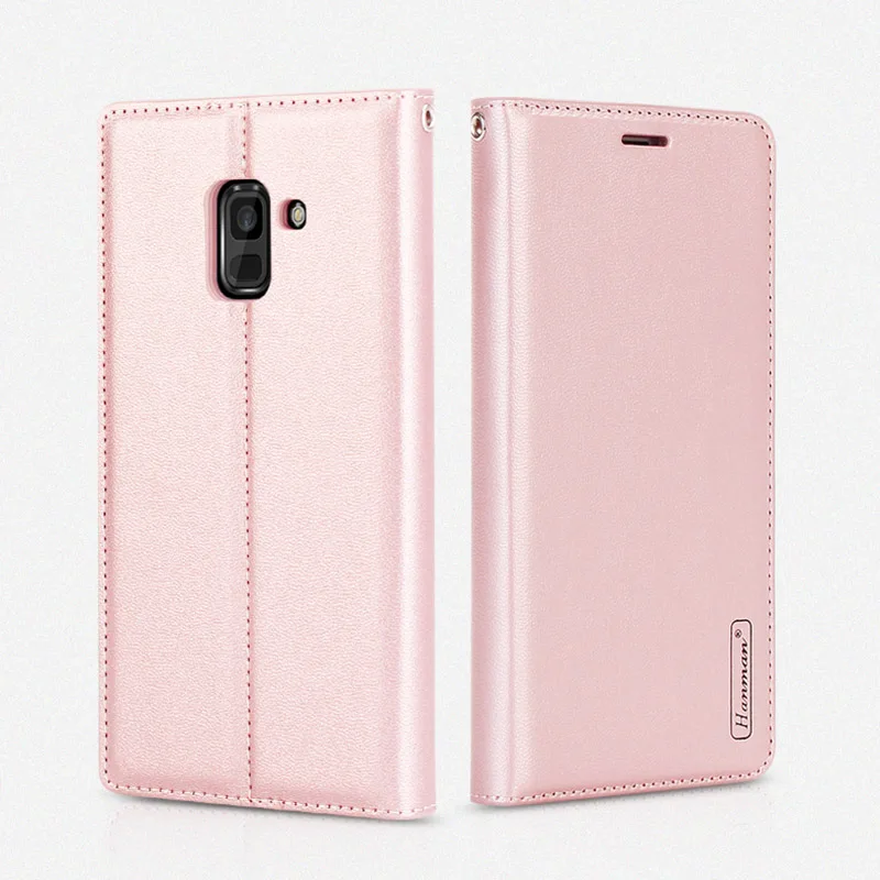 Чехол для Samsung Galaxy A8 2018 роскошный чехол кошелек из натуральной кожи флип A530 ранцы