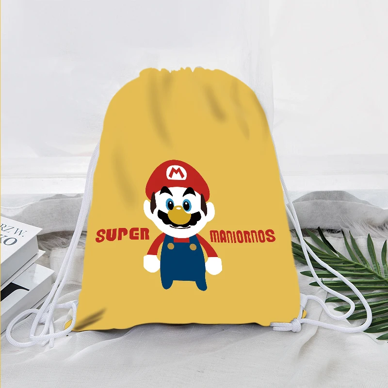 Kawaii классический Super Mario Bros серии модный аниме рюкзак высокого качества для