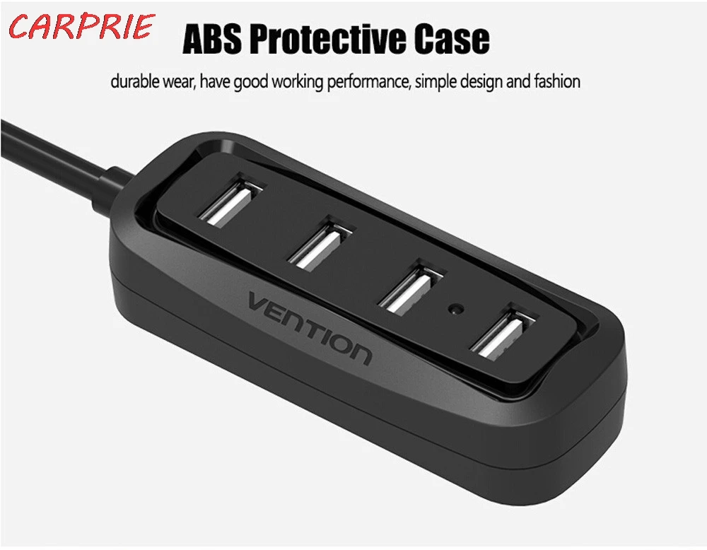 CARPRIE высокоскоростной 4 порта USB 2 0 концентратор порт портативный OTG разветвитель